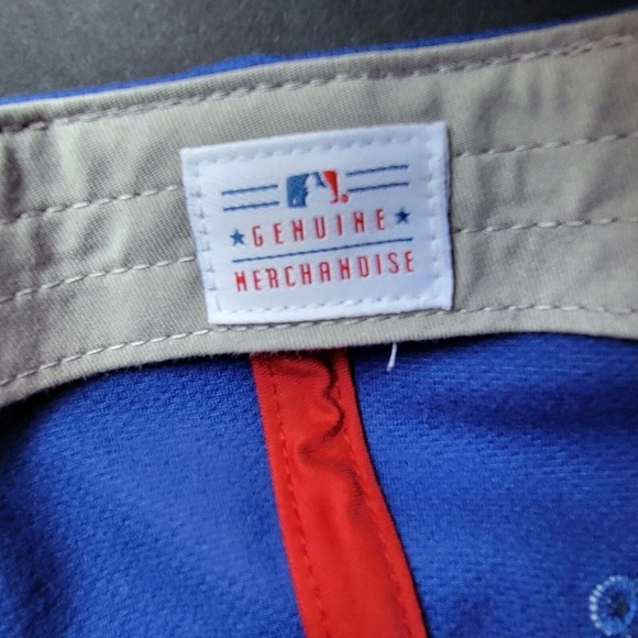 MLB Chicago Cubs Nike Team Strapback Adjustable Hat Cap Blue C Logo - Picture 9 of 12